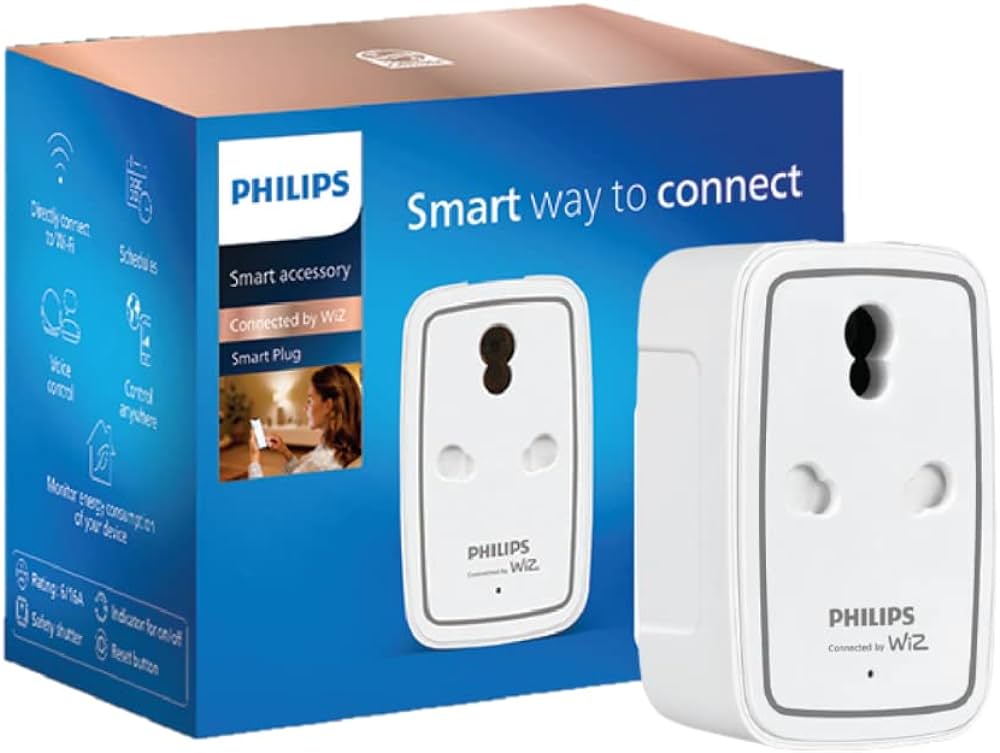 Philips Wi-Fi Smart Plug with Voice Control - 20843636